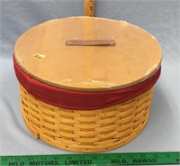Longaberger collectibles, brand new: Basket is 6.7