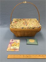 Longaberger collectibles, brand new: basket - 6x15