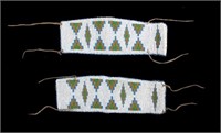 Sioux Native American Beaded Arm Bands c.1890