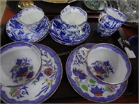 Royal Crown Derby Teacups And Saucers And Oversize