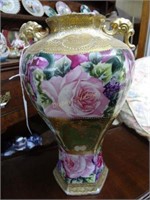 Hand Decorated Nippon Vase