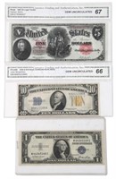 1907 Legal Tender, 1934 & 1935 Silver Certificate