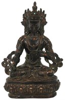 Bronze Seated Tara Sculpture
