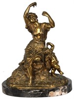 Signed LeQuesne Bronze Sculpture