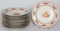 12 Chinese Export Soup Plates