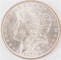 Coin 1878 Morgan Silver Dollar Brilliant Unc.