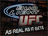 BUD LIGHT UFC NEON AS REAL AS IT GETS