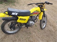 MX DIRT BIKE 2 STROKE 150 AS IS NEEDS MOTOR