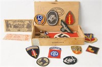 WWII military patches