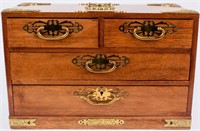 Vintage Asian Inspired Jewelry Chest