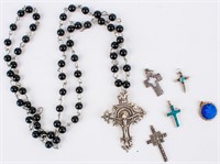 Jewelry Sterling Rosary Beads and Crosses