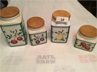 4pcs set Preferred Stock canister set