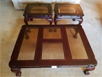 3pcs living room set coffee table & endtables