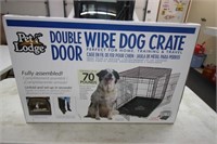 Large wire dog crate