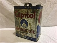 2 GALLON CAPITOL MOTOR OIL CAN