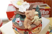 SIMPSON TEDDY BEAR MUSIC BOX/FIGURINE IN BOX