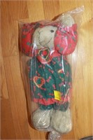 13" MERRY CHRISTMAS BUNNY NEW IN PACKAGE