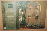 TERRACE ACCENTS ROSE DIVIDER AND PLANT STAND NEW