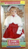 CLASSIC TREASURES PORCELAIN DOLL IN BOX