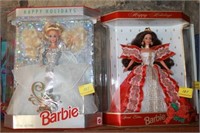 1992 AND 1997 HOLIDAY BARBIES IN BOX
