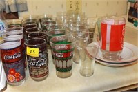 COCA-COLA GLASSES AND BOWLS