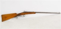 Antique single shot rolling block German rifle