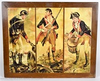 Decoupage Prints By Henry Thomas Wall Hanging