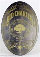 Old Charter 10 Kentucky Bourbon Bar Mirror Sign