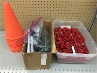 CONE LOT AND ASSORTED ITEMS