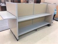 8FT RETAIL SHELVING WITH END CAPS