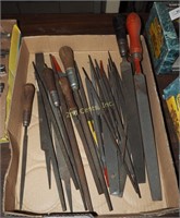 Assorted Metal Working File Tools Box Lot