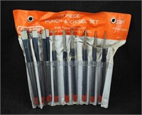 Triumph 10 Piece Industrial Punch & Chisel Tools