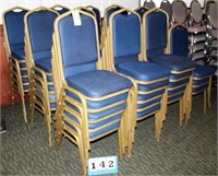 Stack Chairs, Navy Blue
