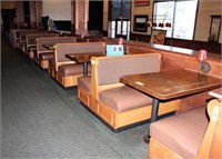 (6) Booths w/ Wall Mounted Tables