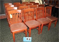 Wooden Chairs w/Cushion Seats