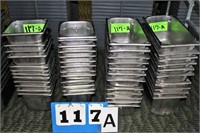 Assort. Steam Table Inserts, Approx. (47)
