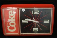 Coke Electric Wall Clock