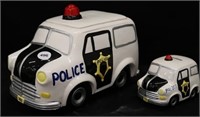Police Car Cookie Jar & Bank