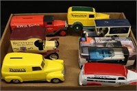 Die Cast Cars and Banks