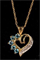 Jewelry 10k Yellow Gold Heart Necklace