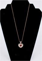 Jewelry Sterling Silver Heart Stauer Pendant