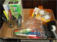 (2) Boxes of Hardware & Office Supplies