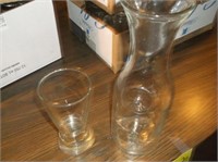 (2) Boxes of Beer Glasses + Water Flasks