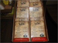 (2) Boxes of Coca Cola & Select 55 Display Holders