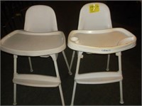 (2) Poly High Chairs