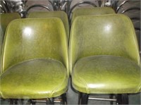 (4) Upholstered Swivel Bar Stools