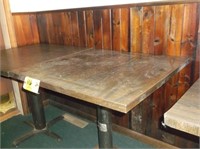 (2) 30"x30" Restaurant Tables with metal bases