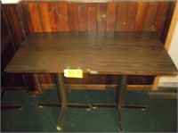 (3) 2x2ft. Restaurant Tables with metal bases