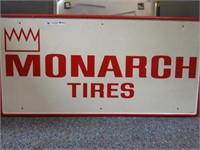 MONARCH TIRES 1942 SIGN 35"X18"