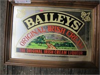 BAILEY'S IRISH CREAM BACK BAR MIRROR 20"X 14"